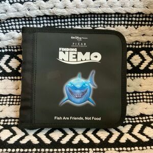 Finding Nemo Black CD DVD Soft Storage Case Wallet Pixar Disney Case Logic